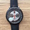 Swiss Made Tag Heuer Carrera 1887 Chrono V6F Gray/Silver Dial Black Leather Strap CAL1887