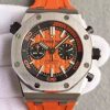 Swiss Made Audemars Piguet JF Royal Oak Offshore Diver Chronograph Orange Rubber Strap A3126