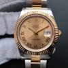 Swiss Made Rolex Noob Date Just II 126333 YG Dial SS/YG Bracelet A3136