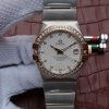 Swiss Made Omega V6 Constellation 123.20.35 SS White Textured Dial