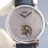 Swiss Made Cartier Rotonde De Cartier Tourbillon SS Diamonds Dial