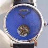 Swiss Made Cartier Rotonde De Cartier Tourbillon SS Blue Dial