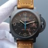 Panerai XF PAM580 Real Ceramic Black Dial Asso Strap P.9100