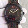 Swiss Made Panerai PAM514 Bamford PVD Black Dial Distressed Leather Strap