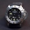 Swiss Made Panerai Luminor Submersible PAM243 Black Dial Rubber Strap P.9010