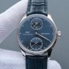 Swiss Made IWC YLF Portuguese Regulateur Blue Dial Leather Strap A6498