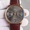 Swiss Made IWC ZF Portuguese RG IW500702 Leather Strap A52010