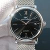 IWC MK Portofino IW356506 Automatic Black Dial SS Mesh Bracelet