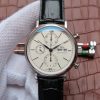 IWC Portofino Chrono IW391001 White Dial Leather Strap