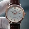 IWC MK Portofino RG IW356504 Automatic White Dial Leather Strap