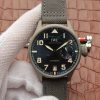 Swiss Made IWC Big Pilot Custom Made Sandblasted SS Case Blue Dial