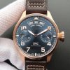 Swiss Made IWC ZF Big Pilot IW502701 RG Blue Dial Leather Strap