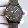 Swiss Made IWC MKF Mark XVIII IW324702 Gray Dial Nylon Strap A2892