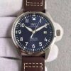 Swiss Made IWC MKF Mark XVIII Le Petit Prince Blue Dial Leather Strap A2892