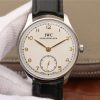 Swiss Made IWC ZF Portuguese IW545408 White Dial Leather Strap A6498