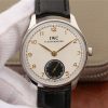 Swiss Made IWC ZF Portuguese IW545405 White & Black Dial A6498