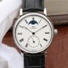 IWC Vintage IW544805 White Dial Black Leather Strap