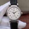 IWC TW Da Vinci IW356601 White Dial Black Leather Strap A2892