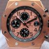 Swiss Made Audemars Piguet JF Royal Oak Offshore 26470OR Gold Theme Leather Strap A3126