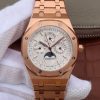 Swiss Made Audemars Piguet JF Royal Oak 41mm 26574 RG White Dial A5134