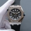 Swiss Made Audemars Piguet JF Royal Oak Offshore Diver 15710 Black Dial Rubber Strap A3120