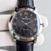 Swiss Made Audemars Piguet Jules Audemars 15170 Roman numerals SS Black Dial Leather Strap A3120