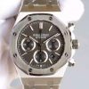 Swiss Made Audemars Piguet Royal Oak Chronograph SS Gray Dial SS Bracelet A7750