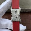 Swiss Made Cartier High Jewelry Watches WJ306014 White Dial Red Fabric Strap