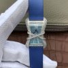 Swiss Made Cartier High Jewelry Watches WJ306014 Blue Dial Blue Fabric Strap