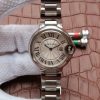 Swiss Made Swiss Made Cartier V6F Ballon Bleu 33mm White Dial SS Bracelet Ronda Quartz