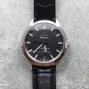 Swiss Made Omega Globemaster Master Chronometer Black Dial Leather Strap