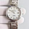 Swiss Made Omega De Ville Lady SS White Dial SS Bracelet A8520