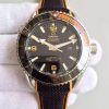 Omega OMF Planet Ocean 42mm Black/Orange Bezel Black Dial Nylon Strap A8900