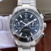 Swiss Made Omega Planet Ocean Master Chronometer OMF Black LiquidMetal SS Bracelet A9900