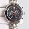 Swiss Made Omega Seamaster 300m Diver Black Dial Black Inner Bezel SS Bracelet A7753