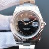 Swiss Made Rolex DateJust 41mm 116334 SS Black Dial Roman Markers SS Bracelet A3136