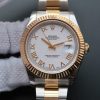 Swiss Made Rolex DateJust II 126333 SS/YG White Dial Roman Marker SS/YG Bracelet A3136