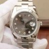 Swiss Made Rolex DateJust 41mm 126300 Noob Gray Dial Diamonds Markers SS Bracelet A3235