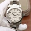 Swiss Made Rolex DateJust 41mm 126300 Noob White Dial Roman Markers SS Bracelet A3235