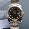 Swiss Made Rolex DateJust 41mm 126303 Noob YG Polished Bezel Black Dial SS/YG Bracelet A2836