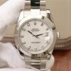 Swiss Made Rolex DateJust 41mm 126300 Noob White Dial Diamonds Markers SS Bracelet A3235