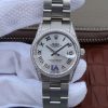 Swiss Made Rolex DateJust 31mm 178383 Diamonds Bezel Roman Markers White Dial A2235