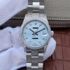 Swiss Made Rolex DateJust 31mm Diamonds Bezel/Markers Blue Textured Dial A2235