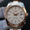 Swiss Made Rolex Noob DateJust 126303 YG Wrapped White Dia A2824