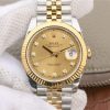 Swiss Made Rolex DateJust 41mm 126333 Noob YG Wrapped YG Dial Diamonds Markers SS/YG Bracelet A3235