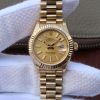 Swiss Made Rolex DateJust 31mm Fluted Bezel RG Gold Dial Bracelet A2235