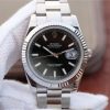 Swiss Made Rolex DateJust 41mm 126334 Noob Fluted Bezel Black Dial Stick Markers Bracelet A3235