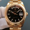 Swiss Made Rolex Day-Date 40mm 228235 RG EW Black Dial RG SS Bracelet A3255