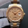 Rolex Date Just II 41mm SS/YG YG Textured Dial Lumed Marker SS/YG Bracelet A3136