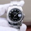 Swiss Made Rolex DateJust 36mm SS 116234 ARF Black Dial Roman Markers 904L Oyster Bracelet SA3135